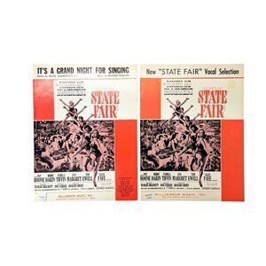 Vintage Rodgers Hammerstein State Fair Vocal Selection And Sheet Music 1945 1962